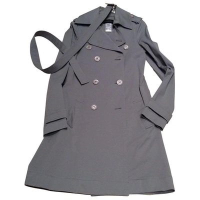 Pre-owned Patrizia Pepe Grey Cotton Trench Coat