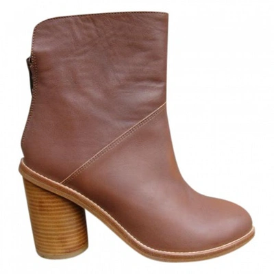 Pre-owned Surface To Air Boots In Brown