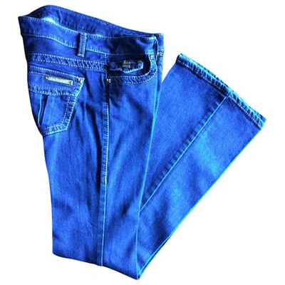 Pre-owned Roberto Cavalli Jeans In Blue