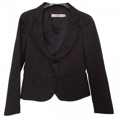 Pre-owned Valentino Black Cotton Jacket