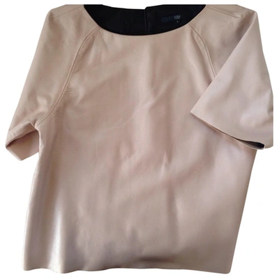 Pre-owned Tibi Pink Leather Top