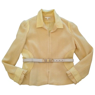 Pre-owned Paule Ka Yellow Wool Jacket