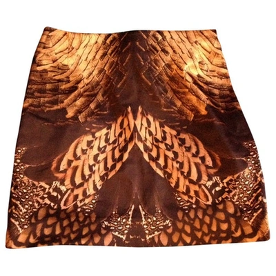 Pre-owned Allsaints Brown Polyester Skirt