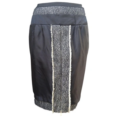 Pre-owned Givenchy Black Wool Skirt