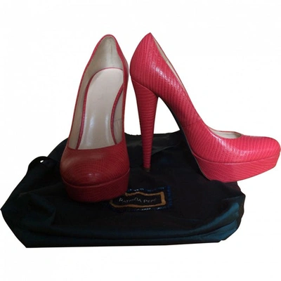Pre-owned Patrizia Pepe Pink Leather Heels