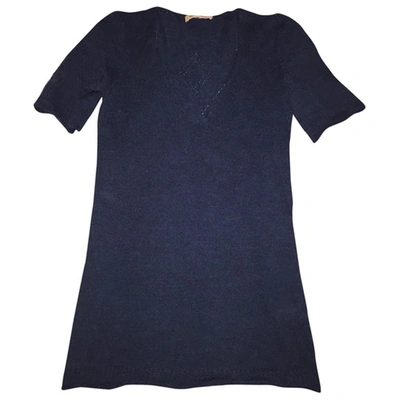 Pre-owned See By Chloé Navy Wool Dress