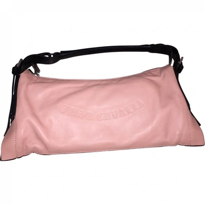 Pre-owned Just Cavalli Pink Leather Handbag