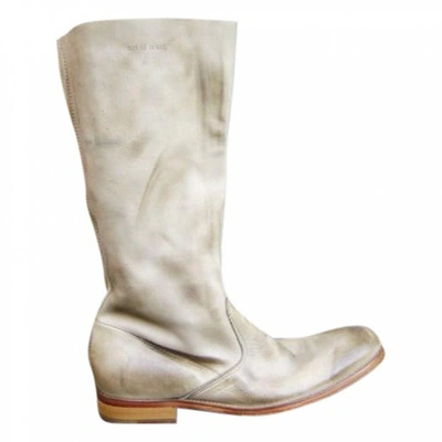 Pre-owned Zadig & Voltaire Beige Leather Boots