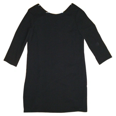 Pre-owned Sandro Black Polyester Dress