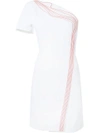MUGLER MUGLER EMBROIDERED DETAIL ONE-SHOULDER DRESS - WHITE,dressing gownR49743111344620