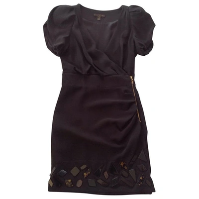 Pre-owned Louis Vuitton Black Silk Dress