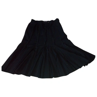 Pre-owned Sonia Rykiel Black Wool Skirt