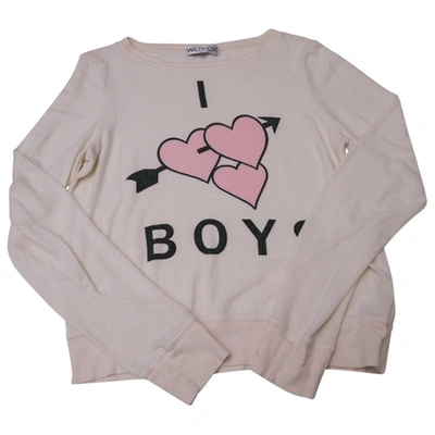 Pre-owned Wildfox Beige Polyester Knitwear
