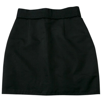 Pre-owned Giambattista Valli Black Wool Skirt