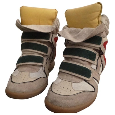 Pre-owned Isabel Marant Multicolour Suede Trainers