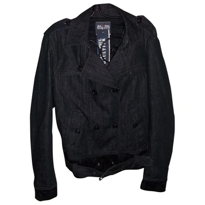 Pre-owned Jean Paul Gaultier Blue Cotton Jacket