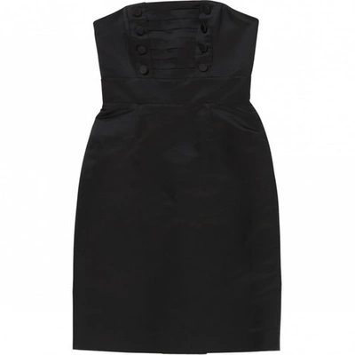 Pre-owned Marc Jacobs Black Silk Dress