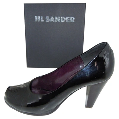 Pre-owned Jil Sander Black Leather Heels