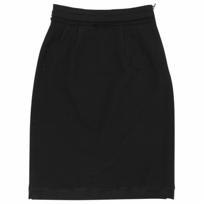 Pre-owned Lanvin Black Wool Skirt