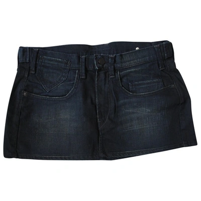 Pre-owned Levi's Blue Denim - Jeans Skirt