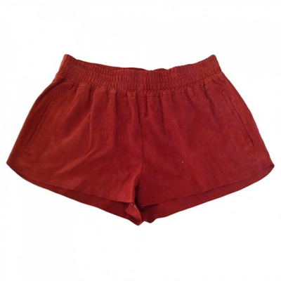 Pre-owned Maje Suede Shorts In Other