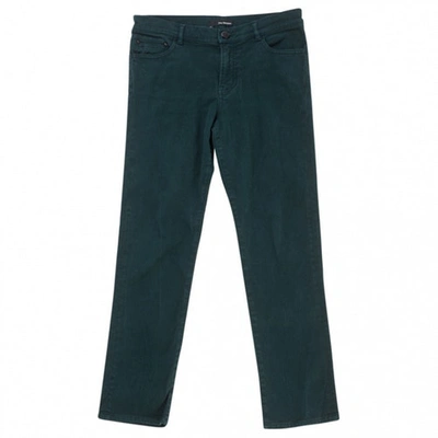 Pre-owned The Kooples Green Cotton - Elasthane Jeans