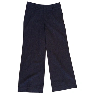 Pre-owned Marc By Marc Jacobs Black Wool Trousers