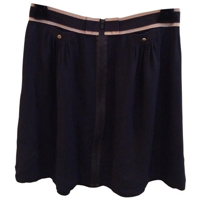Pre-owned Tara Jarmon Blue Synthetic Skirt