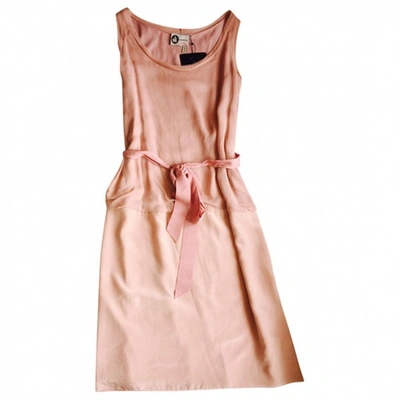 Pre-owned Lanvin Pink Viscose Dress