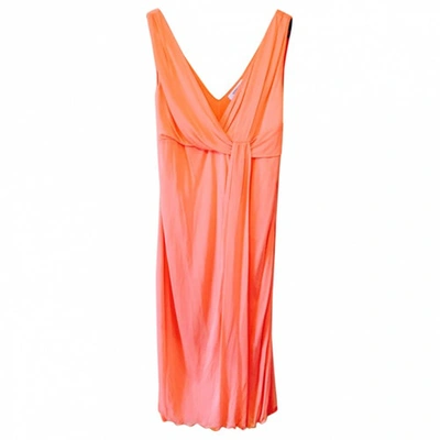 Pre-owned Versace Pink Viscose Dress