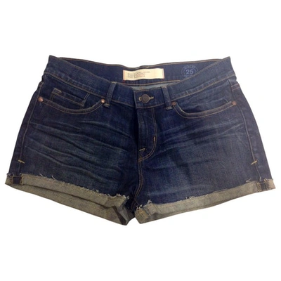 Pre-owned Marc By Marc Jacobs Blue Cotton Shorts