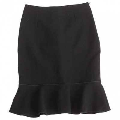 Pre-owned Emilio Pucci Black Wool Skirt