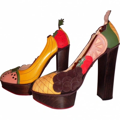 Pre-owned Charlotte Olympia Multicolour Leather Sandals