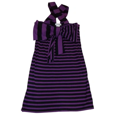 Pre-owned Sonia Rykiel Purple Cotton Dress