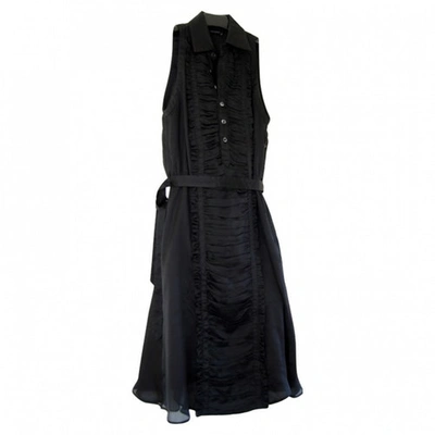 Pre-owned Dsquared2 Black Silk Dress