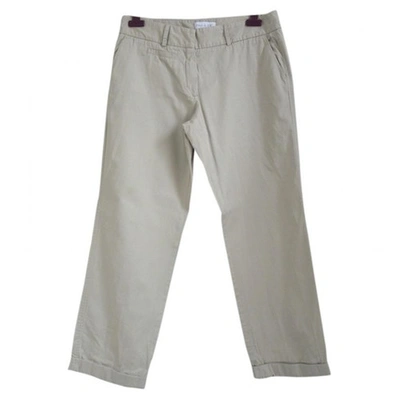 Pre-owned Paul & Joe Beige Cotton Trousers