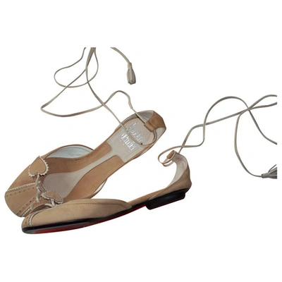 Pre-owned Rodolphe Menudier Suede Sandals In Other