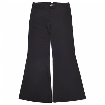 Pre-owned Carin Wester Black Polyester Trousers