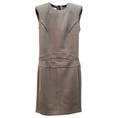 Pre-owned Emilio Pucci Grey Wool Dress