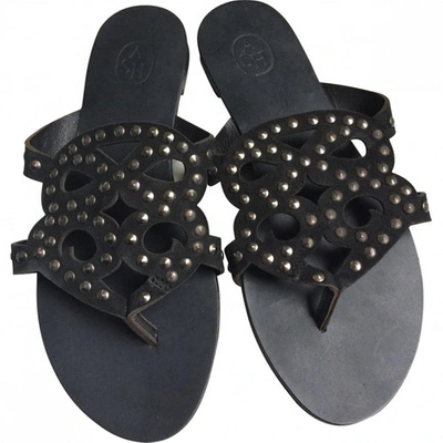 Pre-owned Ash Black Leather Sandals