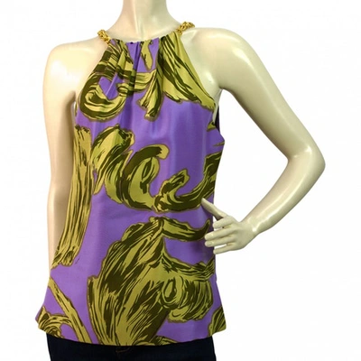Pre-owned Milly Multicolour Silk Top