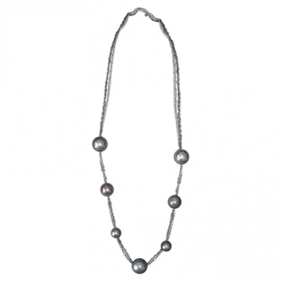 Pre-owned Antik Batik Silver Steel Long Necklace