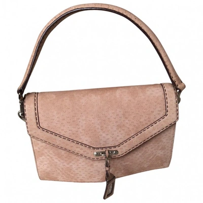 Pre-owned Prada Pink Suede Handbag