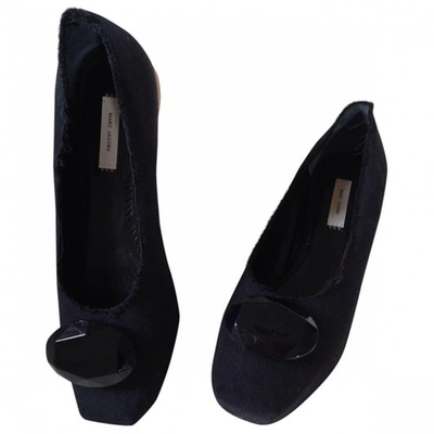 Pre-owned Marc Jacobs Black Cloth Flats