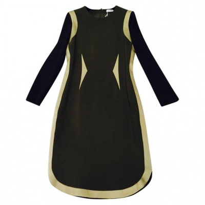 Pre-owned Givenchy Khaki Viscose Dress