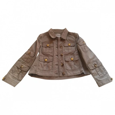 Pre-owned Moschino Cheap And Chic Khaki Cotton Jacket