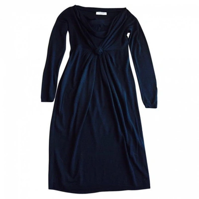 Pre-owned Valentino Black Wool Dress