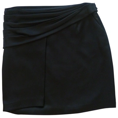 Pre-owned Emanuel Ungaro Black Viscose Skirt