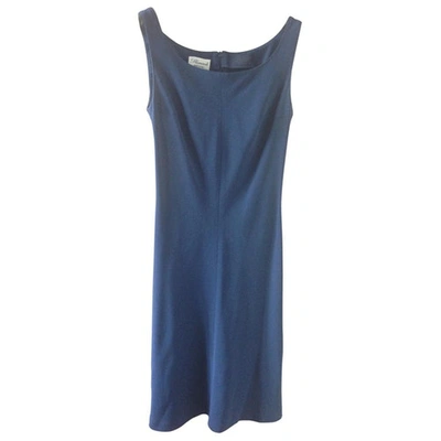 Pre-owned Blumarine Blue Viscose Dress