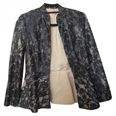 Pre-owned Alice And Olivia Black Silk Jacket